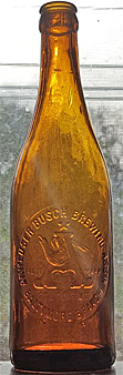 ANHEUSER BUSCH BREWING ASSOCIATION EMBOSSED BEER BOTTLE