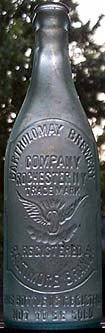 BARTHOLOMAY BREWERY COMPANY EMBOSSED BEER BOTTLE