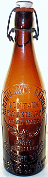 BARTHOLOMAY BREWERY COMPANY EMBOSSED BEER BOTTLE