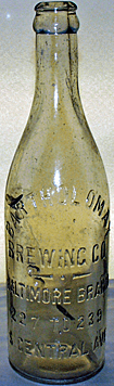 BARTHOLOMAY BREWING COMPANY EMBOSSED BEER BOTTLE