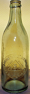 THE GEORGE BAUERNSCHMIDT BREWING COMPANY EMBOSSED BEER BOTTLE