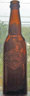 THE CHESAPEAKE BREWING COMPANY EMBOSSED BEER BOTTLE