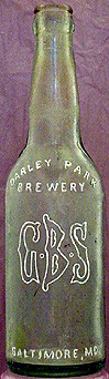 GBS EMBOSSED BEER BOTTLE