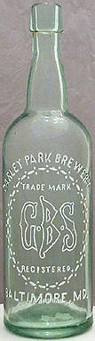 GBS EMBOSSED BEER BOTTLE