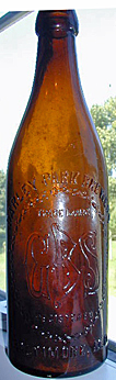 DARLEY PARK BREWERY EMBOSSED BEER BOTTLE