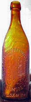 THE EIGENBROT BREWING COMPANY EMBOSSED BEER BOTTLE