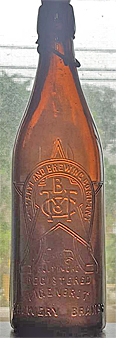 THE EIGENBROT BREWERY EMBOSSED BEER BOTTLE