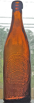 THE EIGENBROT BREWERY EMBOSSED BEER BOTTLE