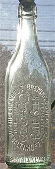 THE EIGENBROT BREWING COMPANY EMBOSSED BEER BOTTLE