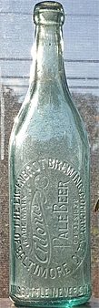 THE EIGENBROT BREWING COMPANY EMBOSSED BEER BOTTLE