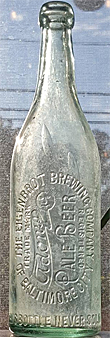 THE EIGENBROT BREWING COMPANY EMBOSSED BEER BOTTLE