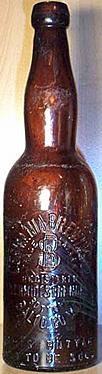 GERMANIA BREWING COMPANY EMBOSSED BEER BOTTLE