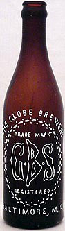 GBS EMBOSSED BEER BOTTLE