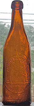 MARYLAND BREWING COMPANY EMBOSSED BEER BOTTLE