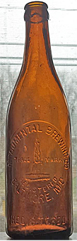 MONUMENTAL BREWING COMPANY EMBOSSED BEER BOTTLE