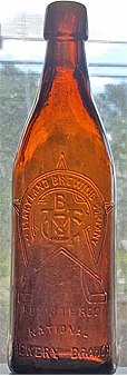 MARYLAND BREWING COMPANY EMBOSSED BEER BOTTLE