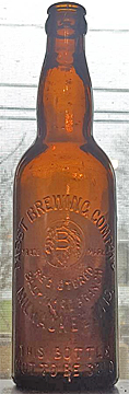 PABST BREWING COMPANY EMBOSSED BEER BOTTLE