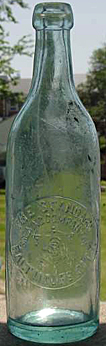 THE STANDARD BREWING COMPANY EMBOSSED BEER BOTTLE