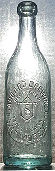 THE STANDARD BREWING COMPANY EMBOSSED BEER BOTTLE