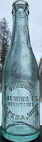 DEHRING BREWING COMPANY EMBOSSED BEER BOTTLE