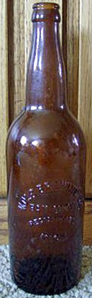 KOLB BREWING COMPANY EMBOSSED BEER BOTTLE