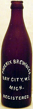 PHOENIX BREWING COMPANY EMBOSSED BEER BOTTLE