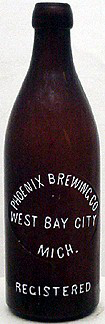 PHOENIX BREWING COMPANY EMBOSSED BEER BOTTLE