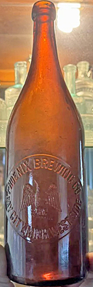 PHOENIX BREWING COMPANY EMBOSSED BEER BOTTLE