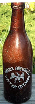 PHOENIX BREWING COMPANY EMBOSSED BEER BOTTLE