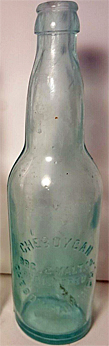 CHEBOYGAN BREWING & MALTING COMPANY EMBOSSED BEER BOTTLE