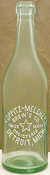 KOPPITZ - MELCHERS BREWING COMPANY EMBOSSED BEER BOTTLE