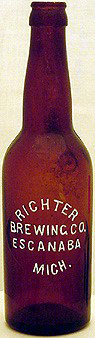 RICHTER BREWING COMPANY EMBOSSED BEER BOTTLE