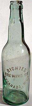 RICHTER BREWING COMPANY EMBOSSED BEER BOTTLE