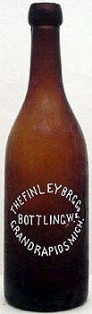 THE FINLAY BREWING COMPANY EMBOSSED BEER BOTTLE