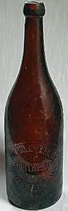 THE FINLAY BREWING COMPANY EMBOSSED BEER BOTTLE