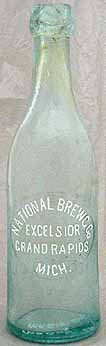 NATIONAL BREWING COMPANY EMBOSSED BEER BOTTLE