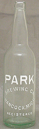 THE PARK BREWING COMPANY EMBOSSED BEER BOTTLE