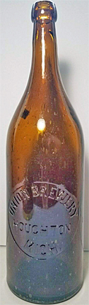 UNION BREWERY EMBOSSED BEER BOTTLE