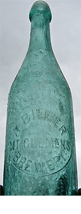  EMBOSSED BEER BOTTLE