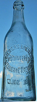 BIEWER'S BREWERY EMBOSSED BEER BOTTLE