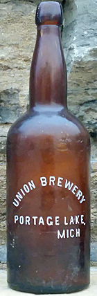 UNION BREWERY EMBOSSED BEER BOTTLE