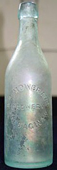 WILLIAM MOWBRAY'S BREWERY EMBOSSED BEER BOTTLE