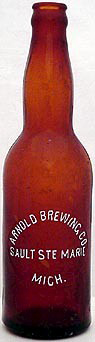 ARNOLD BREWING COMPANY EMBOSSED BEER BOTTLE