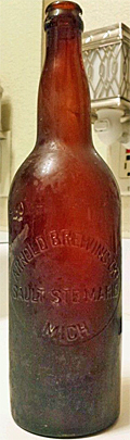 ARNOLD BREWING COMPANY EMBOSSED BEER BOTTLE