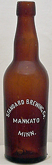 STANDARD BREWING COMPANY EMBOSSED BEER BOTTLE