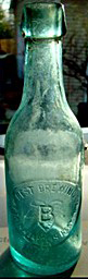 PHILLIP BEST BREWING COMPANY EMBOSSED BEER BOTTLE