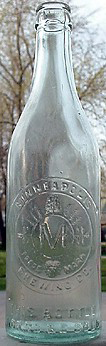 MINNEAPOLIS BREWING COMPANY EMBOSSED BEER BOTTLE