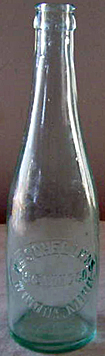 WILLIAM SCHELLHAS BREWING COMPANY EMBOSSED BEER BOTTLE