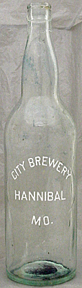 CITY BREWERY EMBOSSED BEER BOTTLE