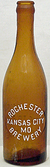 ROCHESTER BREWERY EMBOSSED BEER BOTTLE